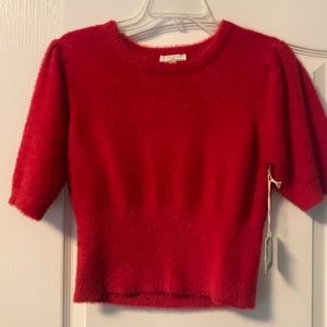 Girls short sleeve sweater